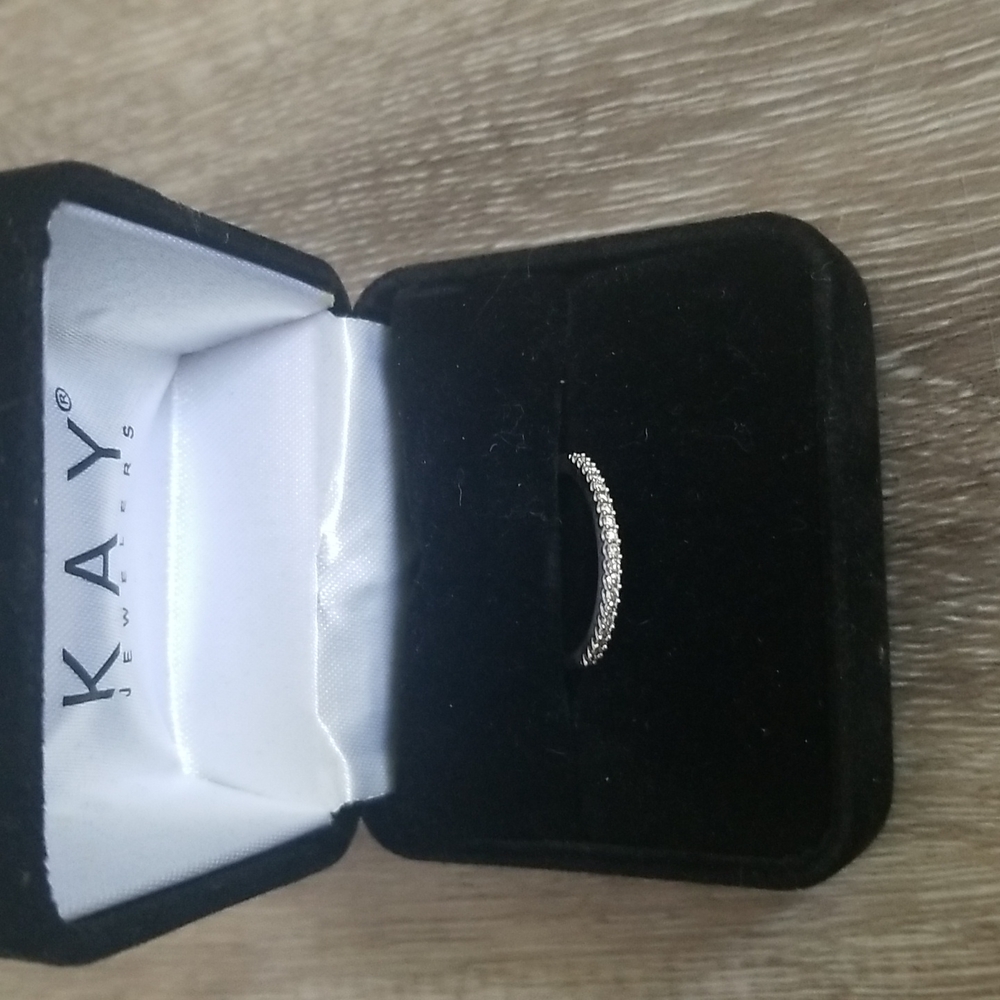 10K WG Diamond Anniversary Wedding Band 5.5